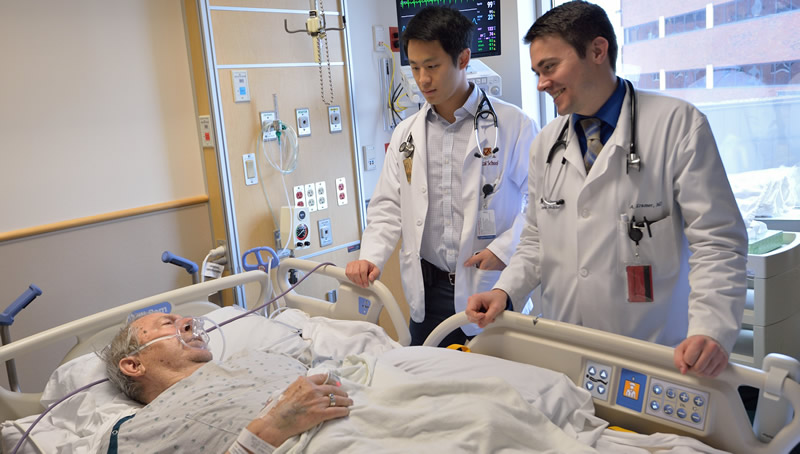Ward team at the bedside
